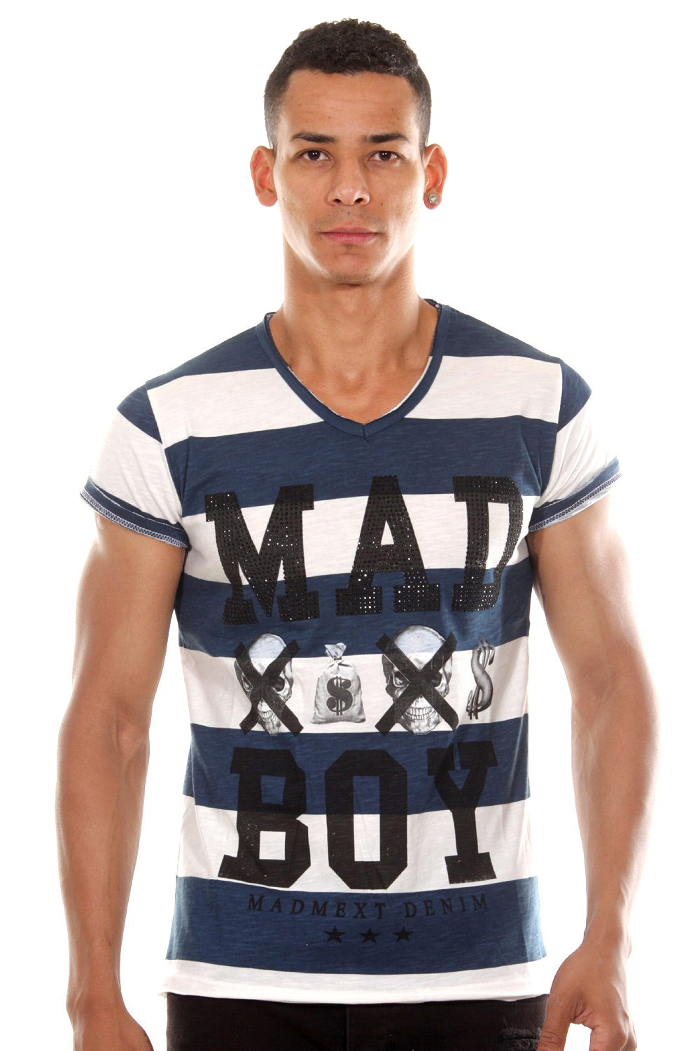 MADMEXT T-shirt V neck at oboy.com