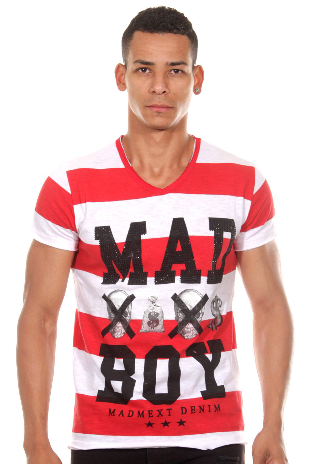 MADMEXT T-shirt V neck at oboy.com