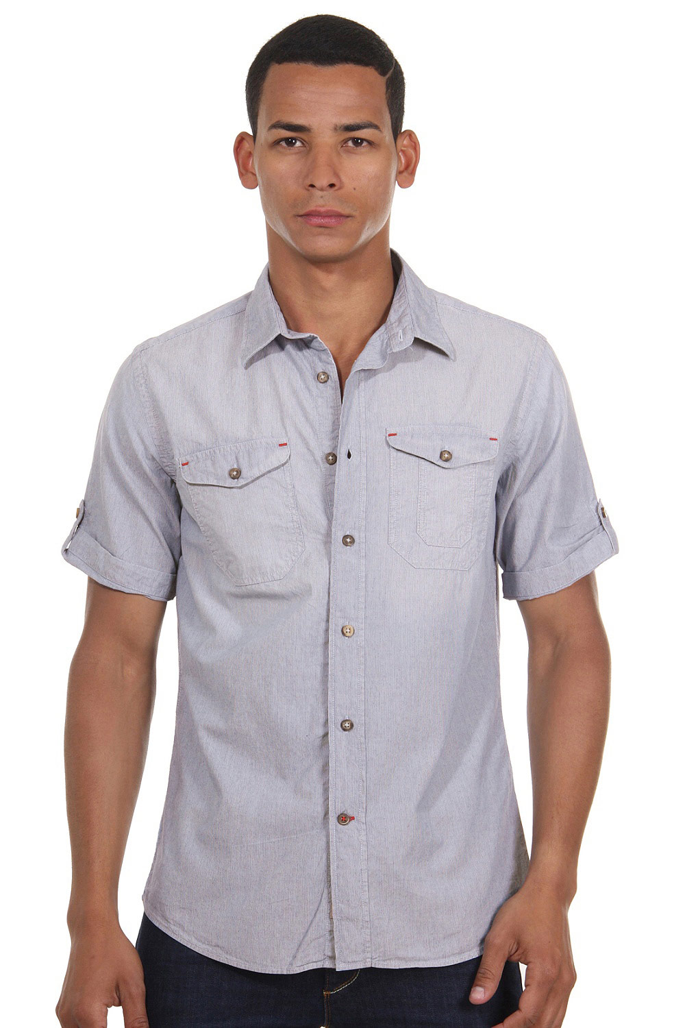 AGLIO & OLIO short sleeve shirt slim fit at oboy.com