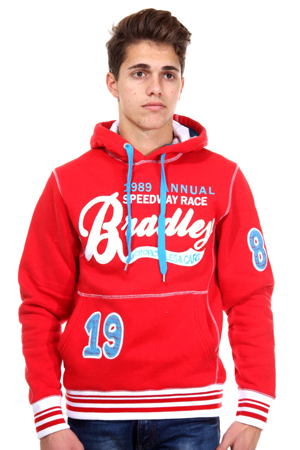 BRADLEY hoodie sweater regular fit at oboy.com