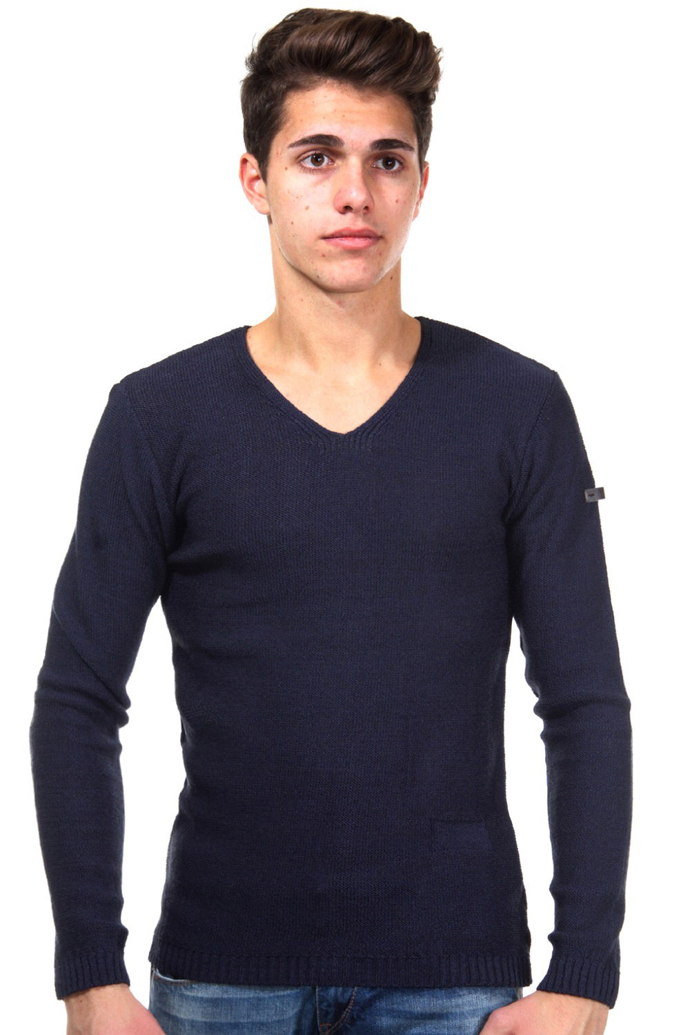 R-NEAL jumper v-neck slim fit at oboy.com