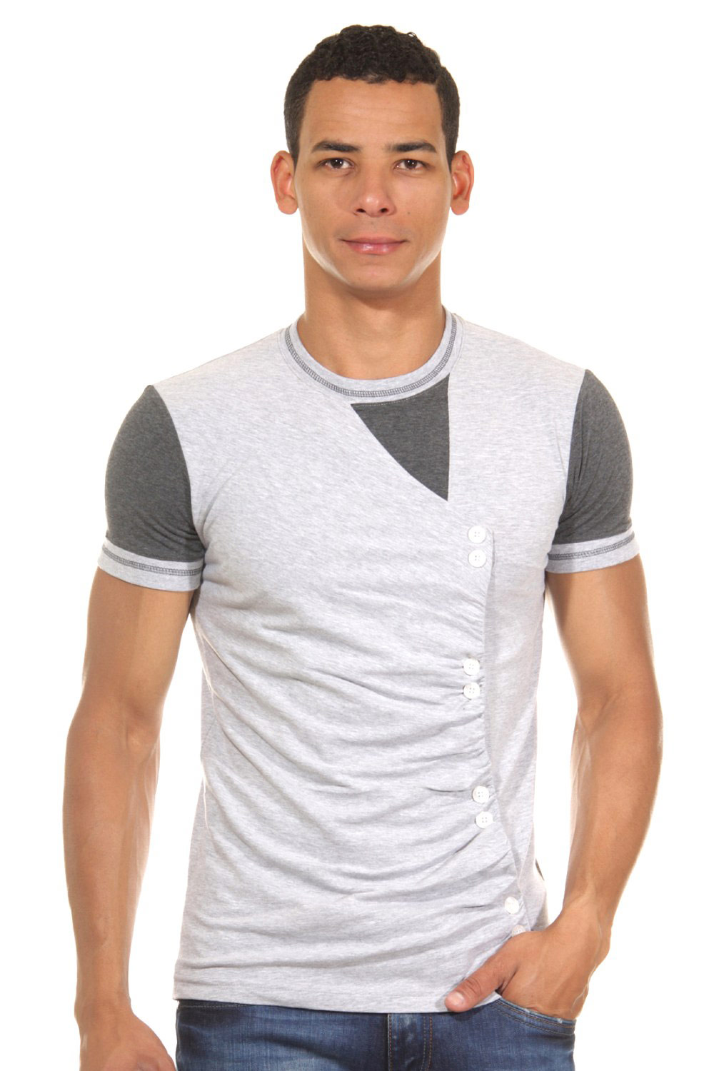 R-NEAL t-shirt r-neck slim fit | shop at OBOY.com