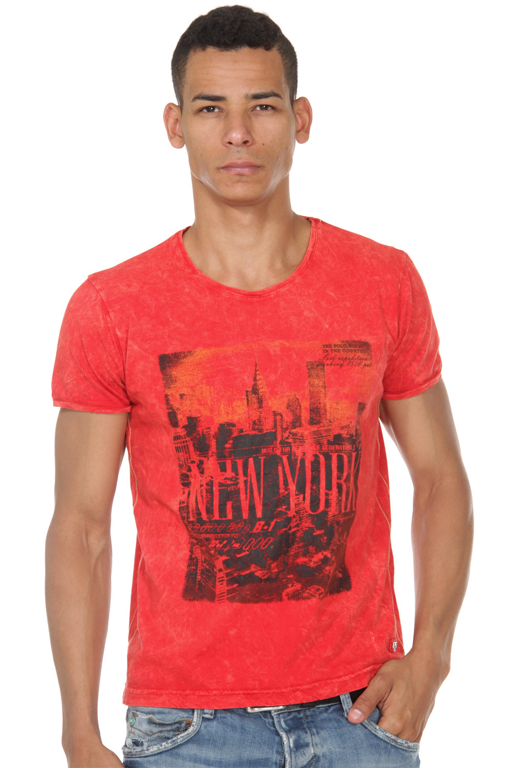 R-NEAL t-shirt r-neck slim fit at oboy.com
