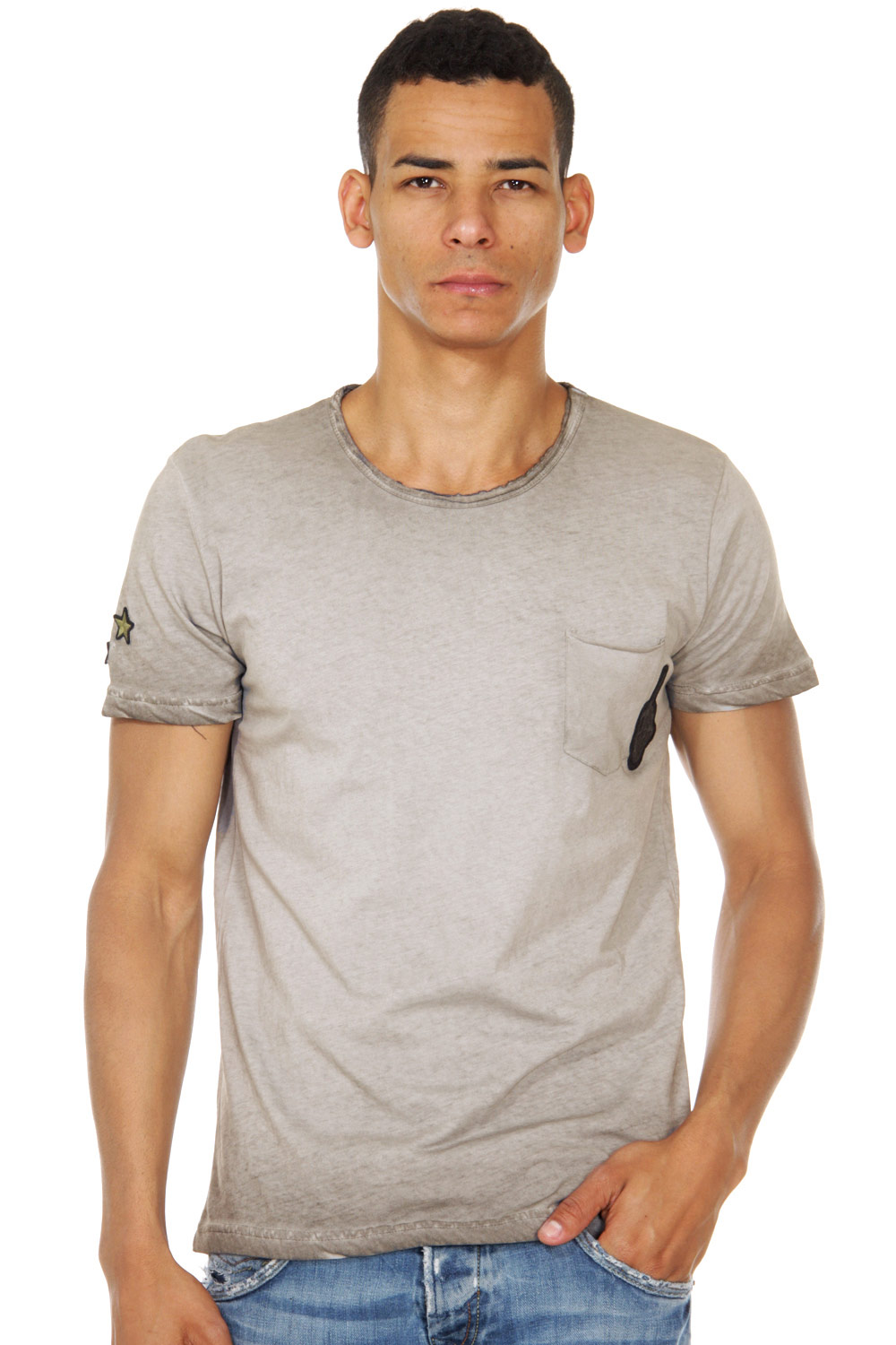 R-NEAL t-shirt r-neck slim fit at oboy.com