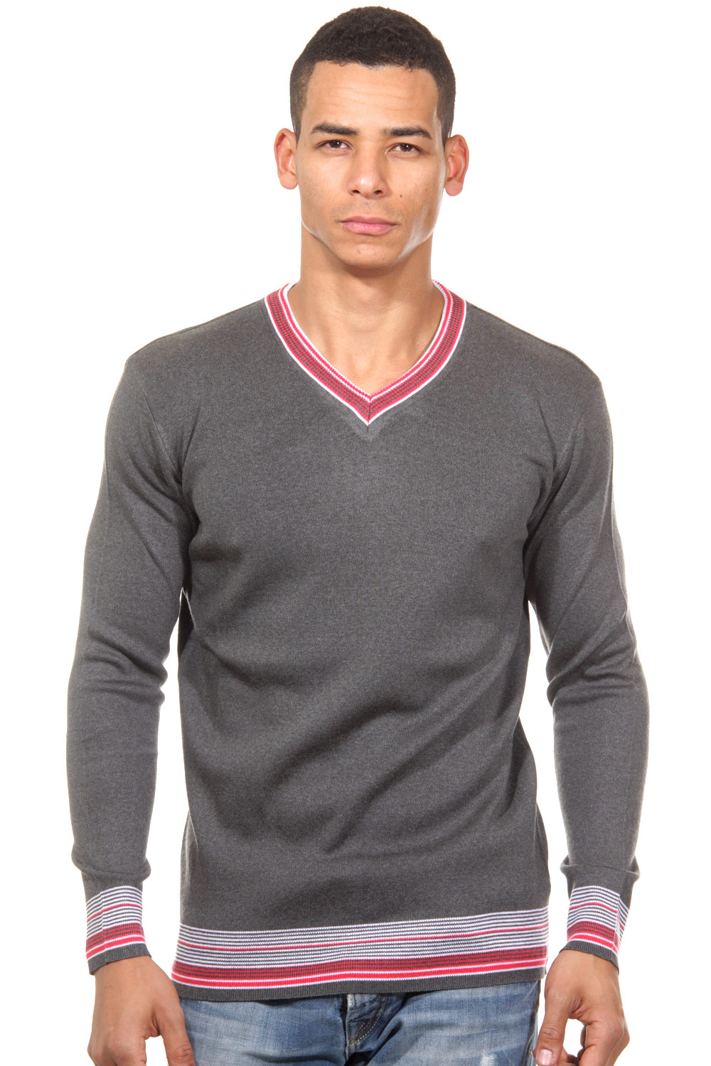 DIFFER jumper v-neck slim fit at oboy.com
