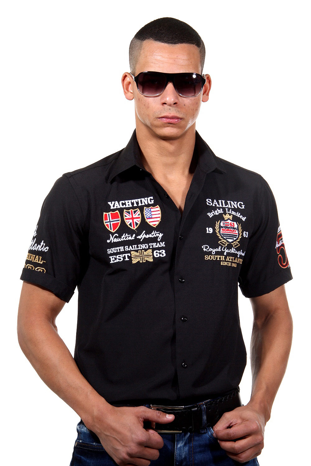 BRIGHT short sleeve shirt at oboy.com