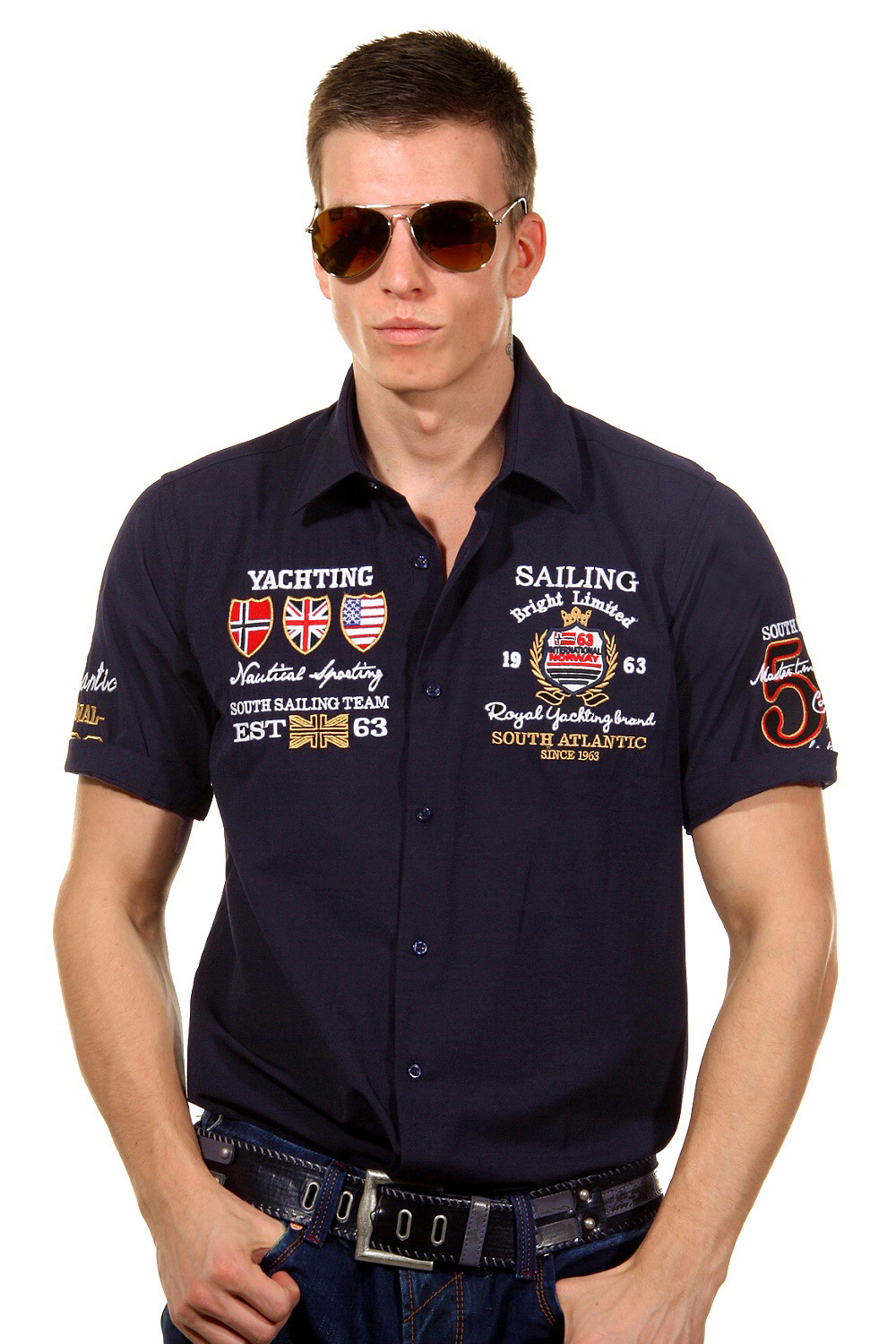 BRIGHT short sleeve shirt  at oboy.com