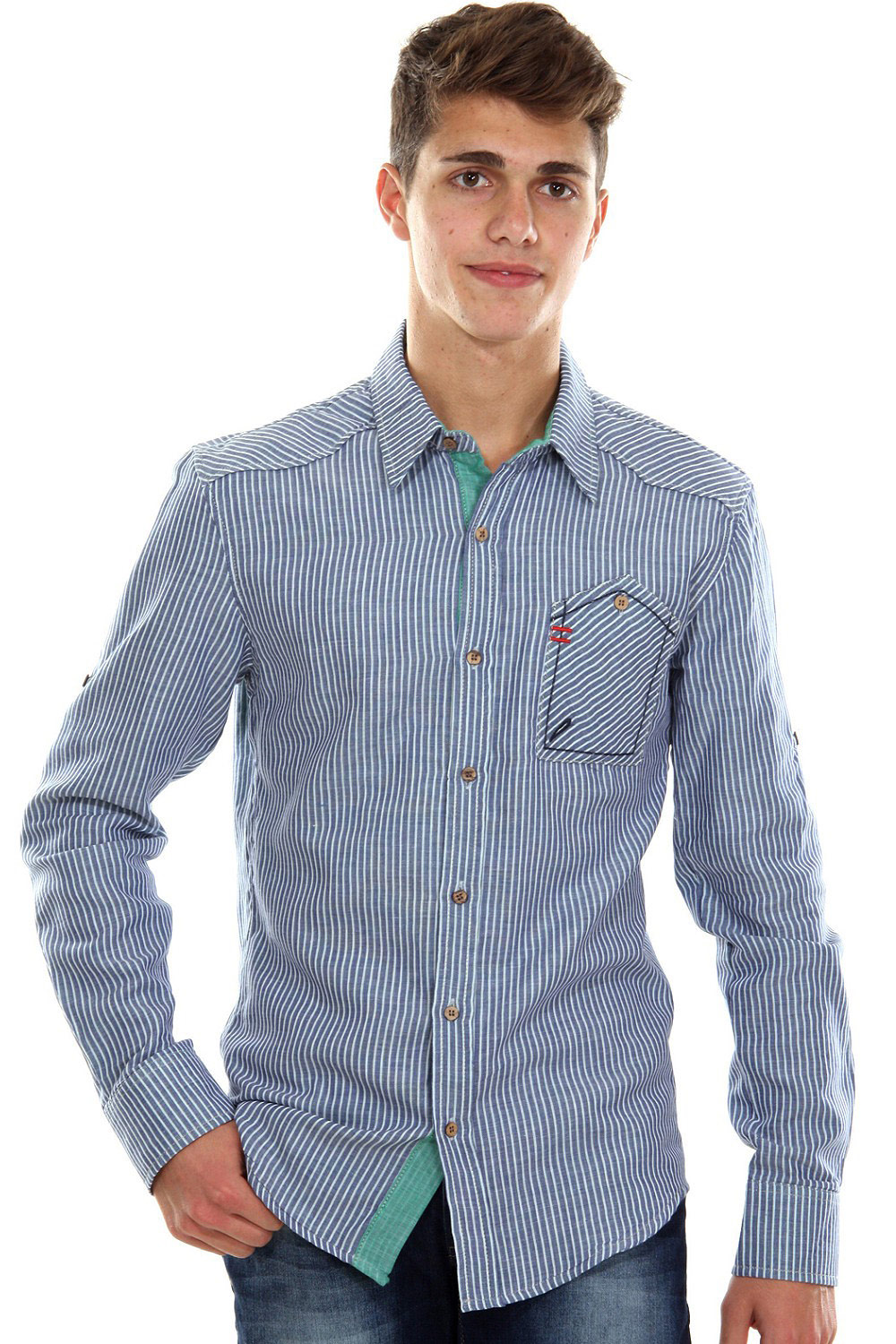 CATCH long sleeve shirt slim fit at oboy.com