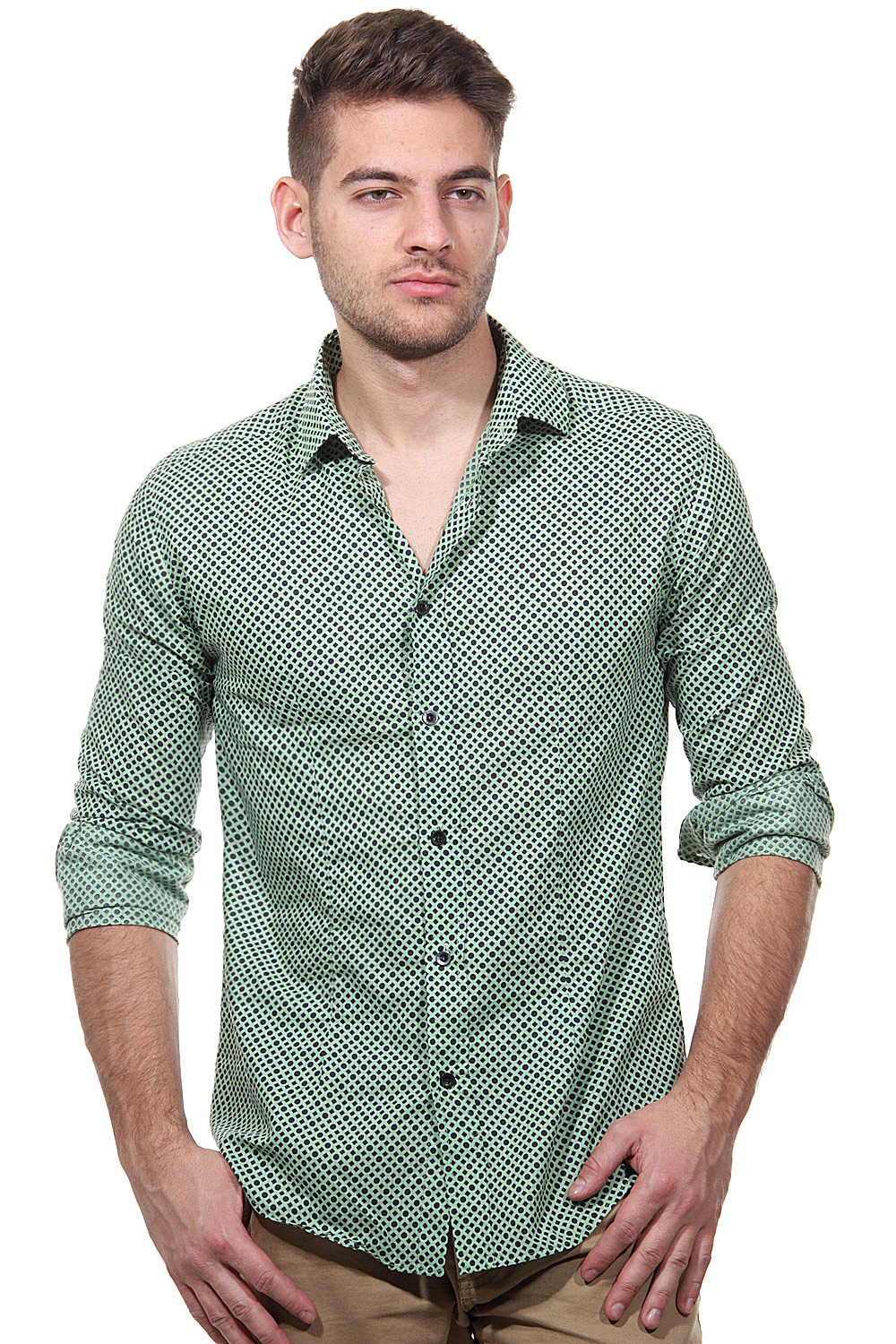 EXUMA long sleeve shirt slim fit at oboy.com