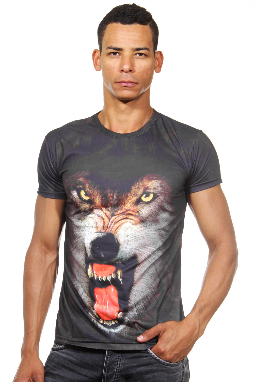 DARKZONE t-shirt r-neck slim fit at oboy.com