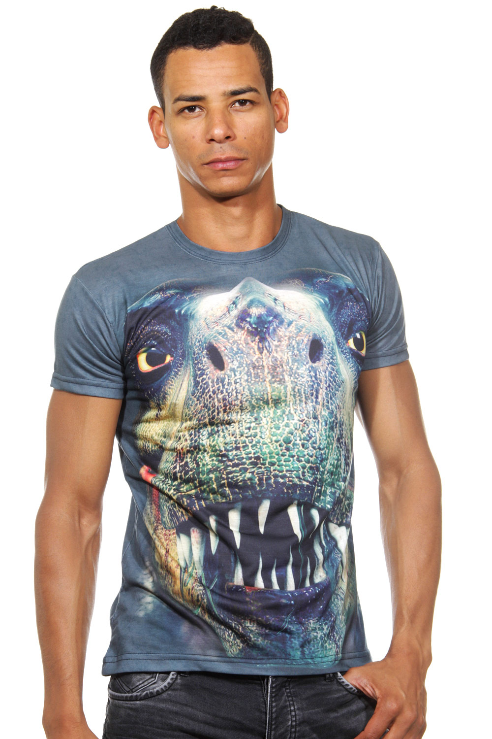 DARKZONE t-shirt r-neck slim fit at oboy.com