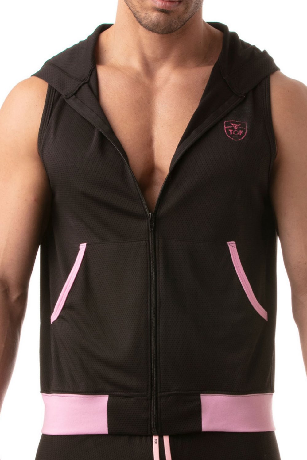 TOF PARIS hoodie sleeveless at oboy.com