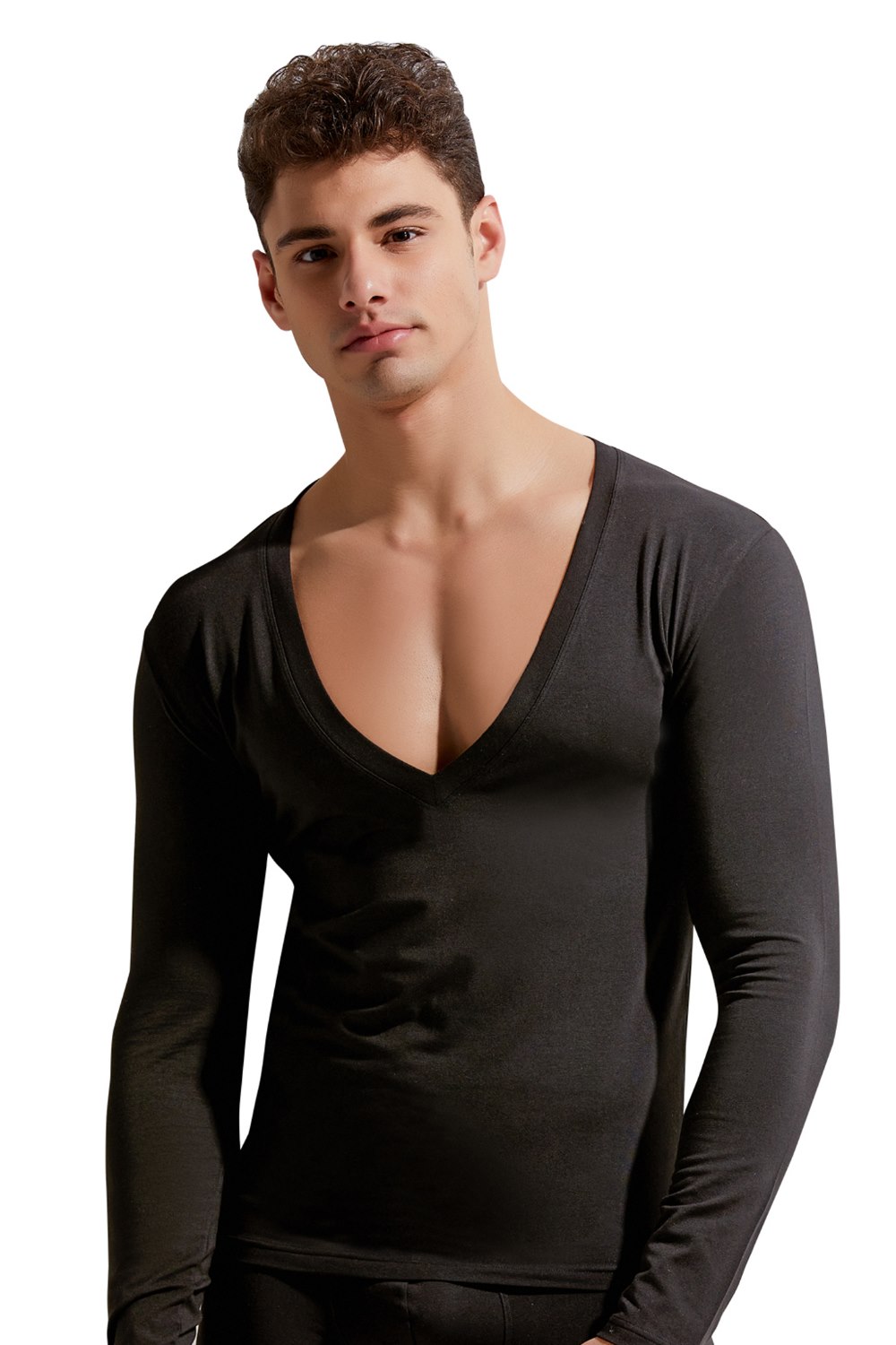 GAUVINE longsleeve V shirt at oboy.com