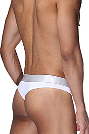 OBOY SILVER thong at oboy.com