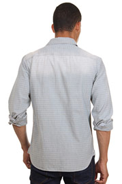 AGLIO & OLIO long sleeve jeansshirt slim fit at oboy.com