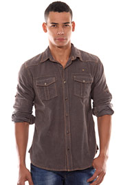 CAZADOR long sleeve shirt regular fit at oboy.com