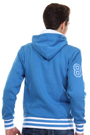 BRADLEY hoodie sweat jacket regular fit at oboy.com