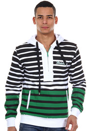BRADLEY hoodie with zip regular fit at oboy.com