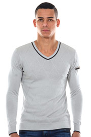 R-NEAL jumper v-neck slim fit at oboy.com