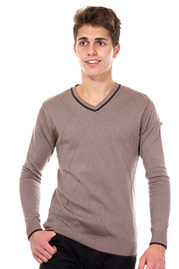 R-NEAL jumper v-neck slim fit at oboy.com