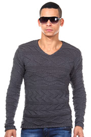 R-NEAL jumper v-neck slim fit at oboy.com