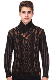 R-NEAL jumper shawl collar slim fit at oboy.com