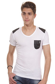 R-NEAL t-shirt v-neck slim fit at oboy.com