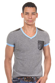 R-NEAL t-shirt v-neck slim fit at oboy.com