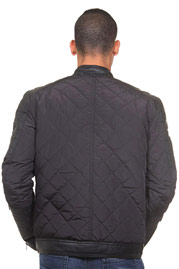 R-NEAL jacket with stand-up collar slim fit at oboy.com