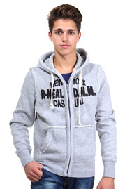 R-NEAL hoodie sweat jacket regular fit at oboy.com