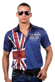 BRIGHT short sleeve shirt at oboy.com