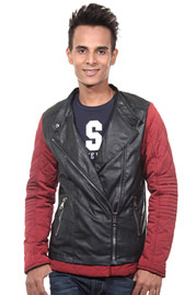 CATCH biker jacket slim fit at oboy.com