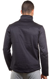EXUMA ACTIVE softshell jacket with stand up collar slim fit at oboy.com