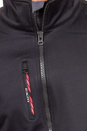 EXUMA ACTIVE softshell jacket with stand up collar slim fit at oboy.com