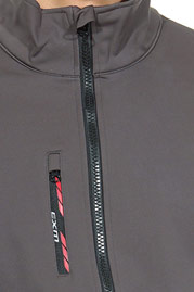 EXUMA ACTIVE softshell jacket with stand up collar slim fit at oboy.com