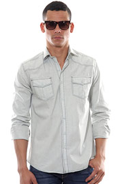 EXUMA long sleeve shirt slim fit at oboy.com