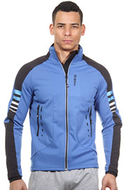 EXUMA ACTIVE softshell jacket with stand up collar slim fit at oboy.com