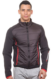 EXUMA ACTIVE softshell jacket with stand up collar slim fit at oboy.com