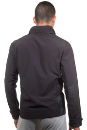 EXUMA ACTIVE softshell jacket with stand up collar slim fit at oboy.com