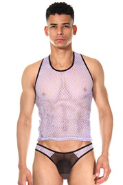 LA BLINQUE set thong and athletic shirt at oboy.com
