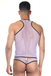 LA BLINQUE set thong and athletic shirt at oboy.com