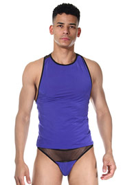 LA BLINQUE set thong and athletic shirt at oboy.com