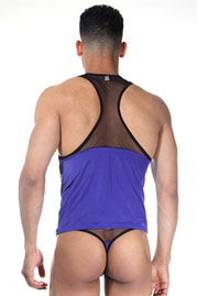 LA BLINQUE set thong and athletic shirt at oboy.com