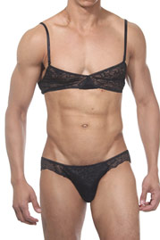 SPITZENJUNGE bustier set at oboy.com