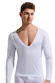 GAUVINE longsleeve V shirt at oboy.com